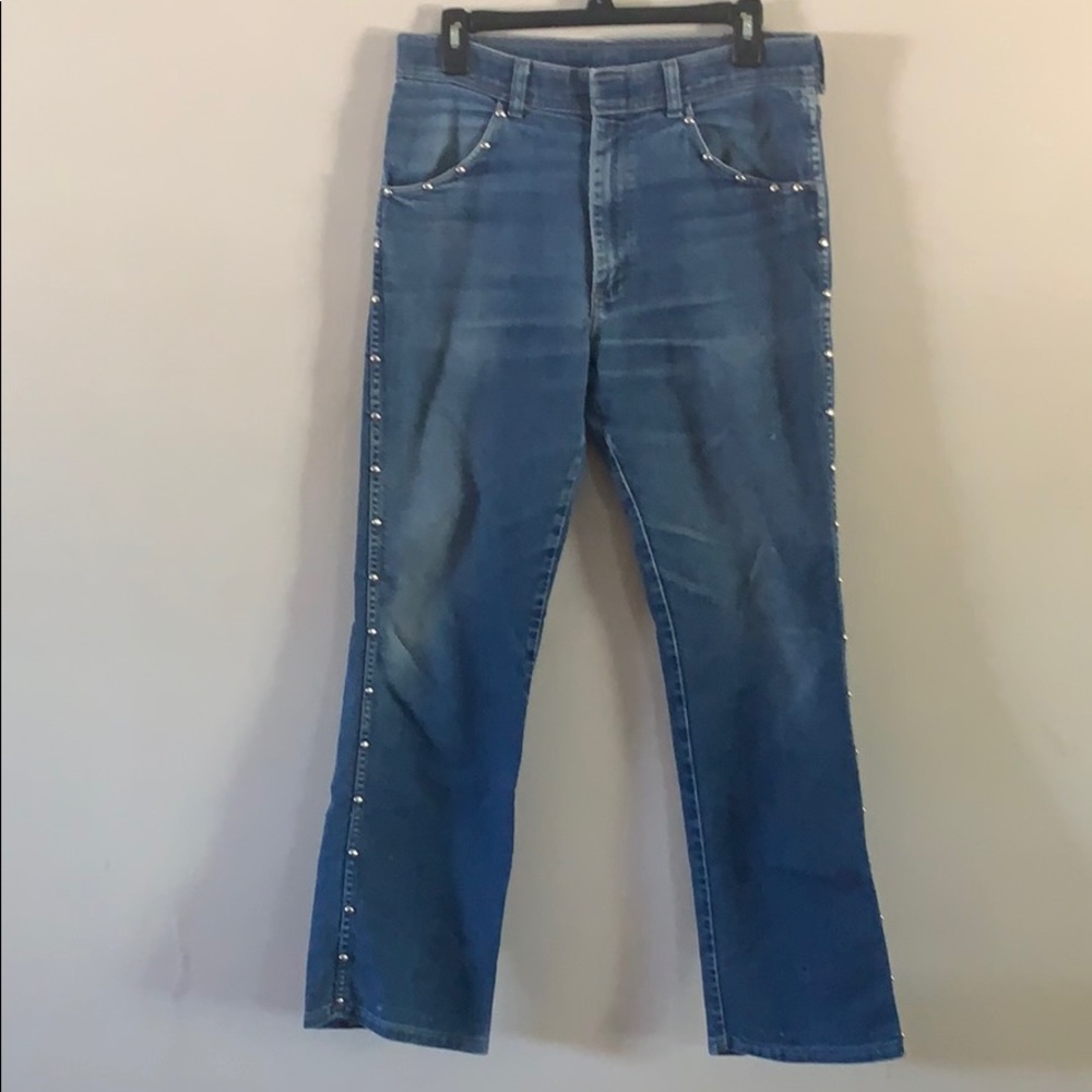 Vintage studded jeans